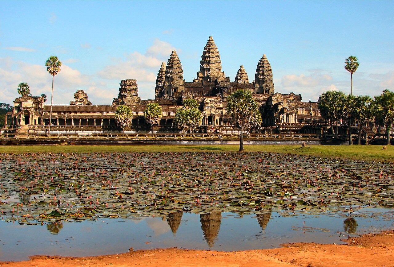 Angkor Wat is also a famous landmark that attracts many tourists in Cambodia