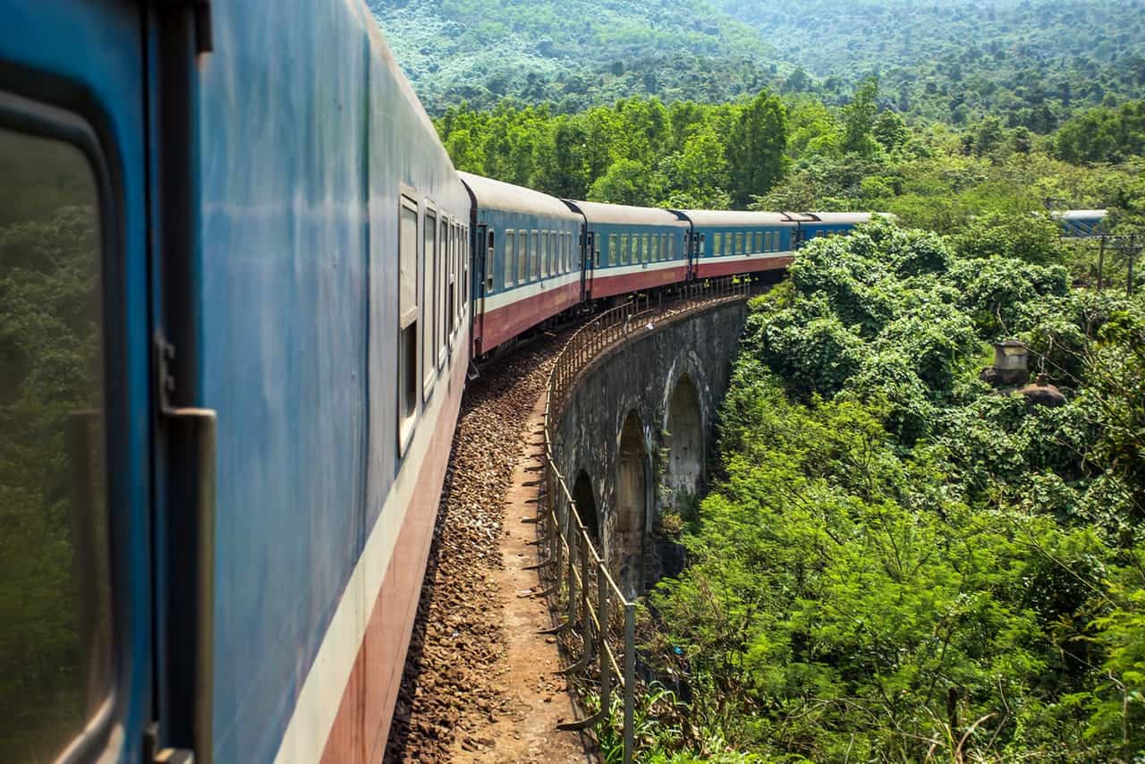 Travelers will take an overnight train to reach Hoi An