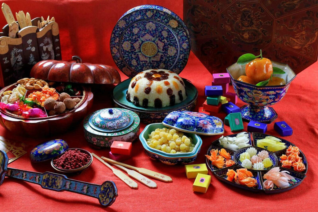 Elegant dining experience inspired by royal cuisine with traditional presentation