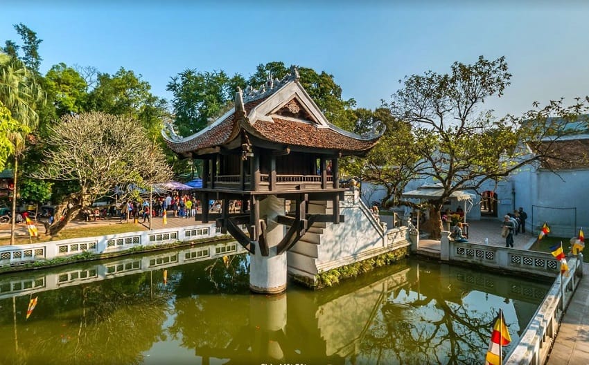Visit the One Pillar Pagoda in Hanoi during the 12-Day Vietnam Cultural Adventure