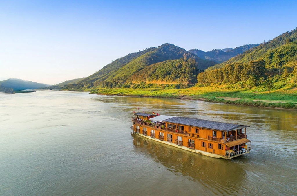 boat trip along the Mekong River