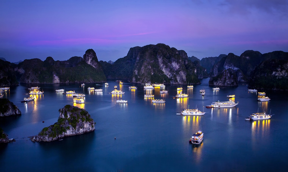 Ha Long Bay is a prominent tourist destination in Vietnam