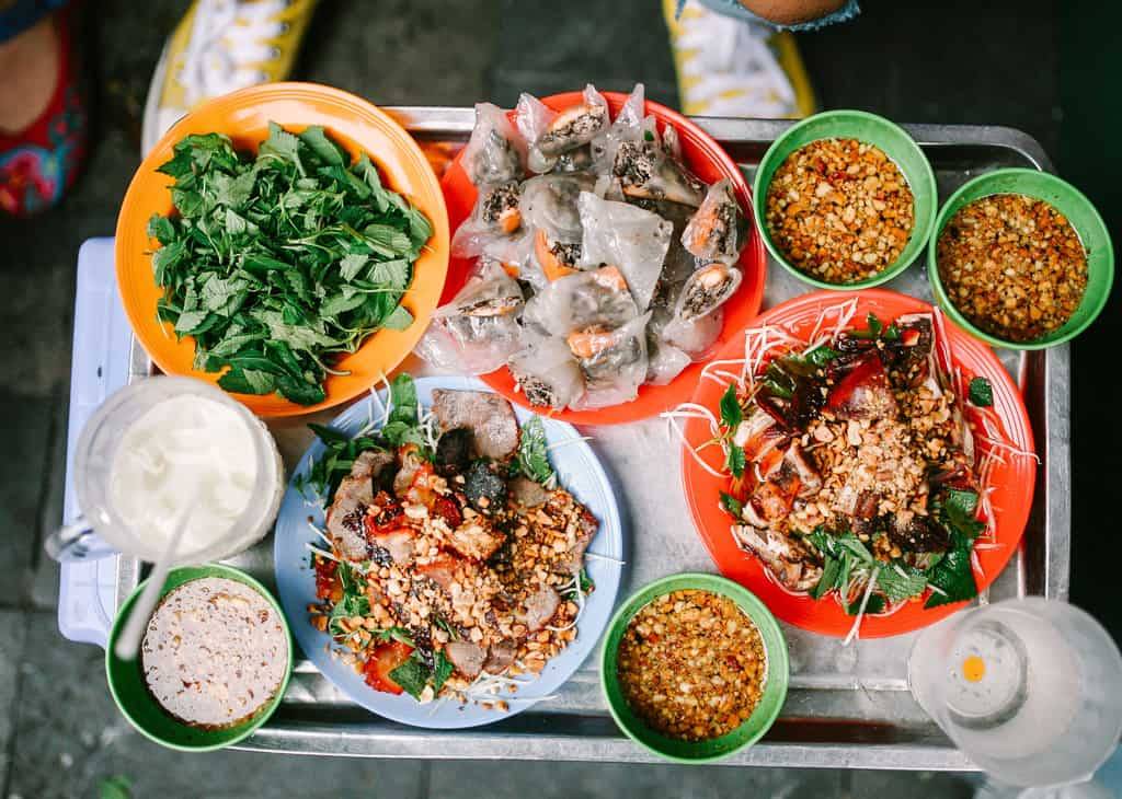 Enjoy Hanoi street food on the 8-day Vietnam Cultural Tour