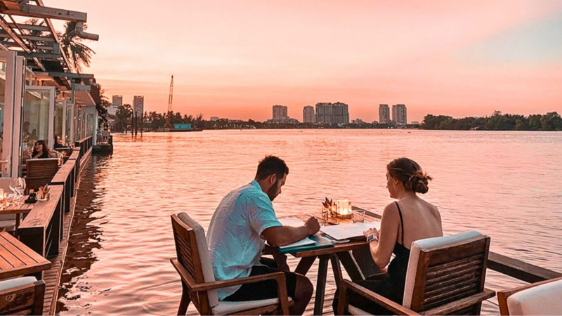 Experience an incredibly romantic Saigon River sunset cruise
