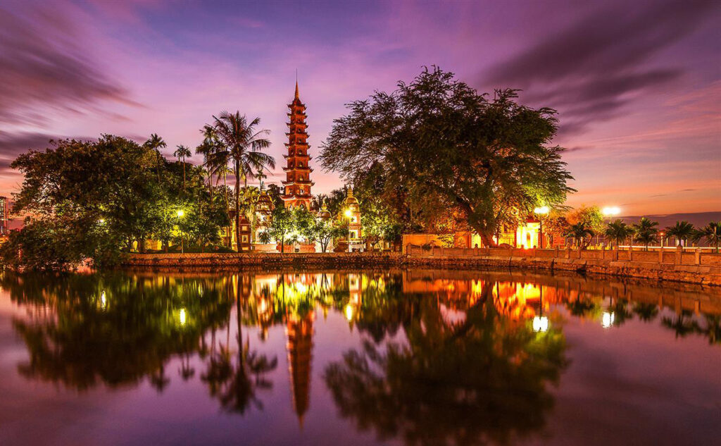 Tran Quoc Pagoda is one of the key destinations in the Vietnam Tour Package 12 Days itinerary