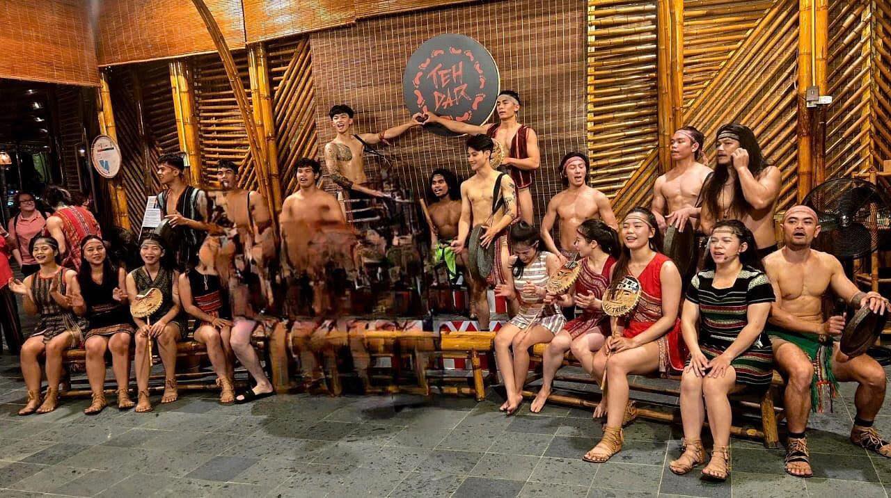 Traditional cultural performance with local ethnic dancers and musicians