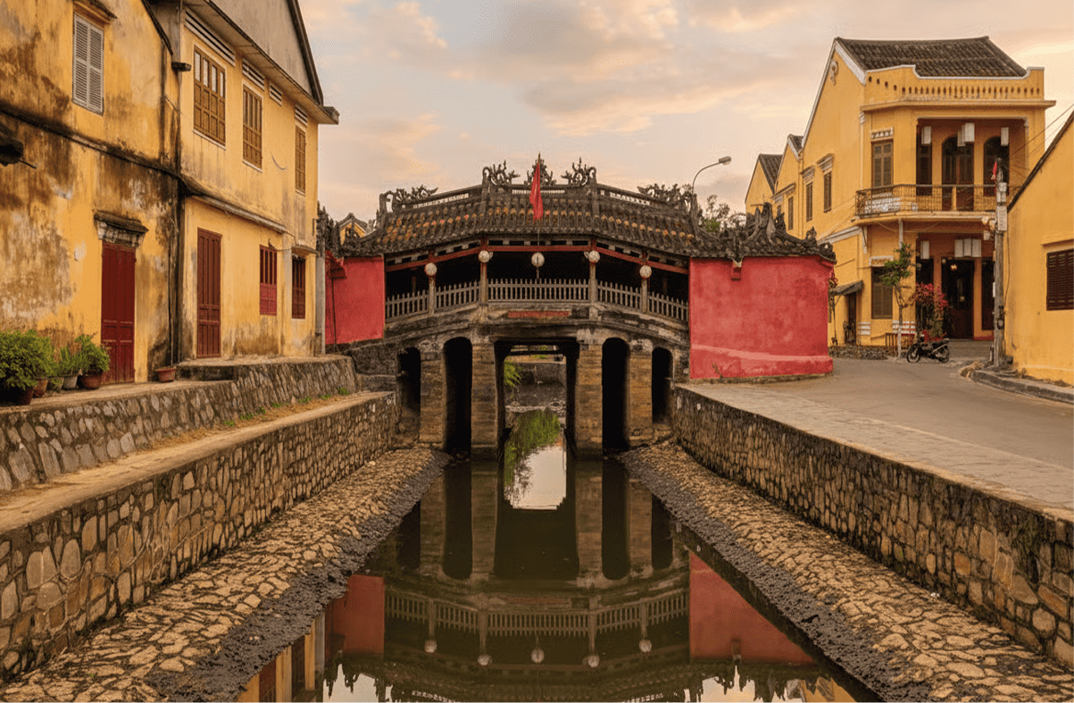 Admire the beauty of the Hoai River
