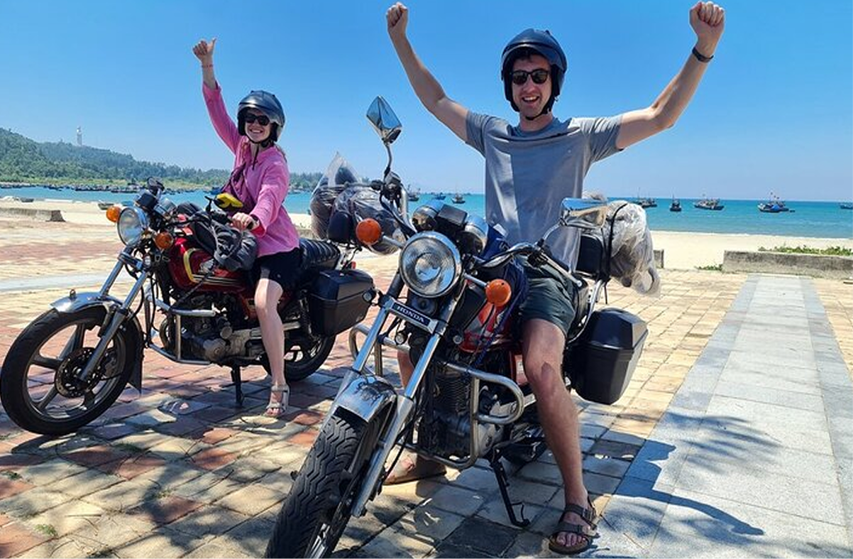 By Motorbike or Private Car