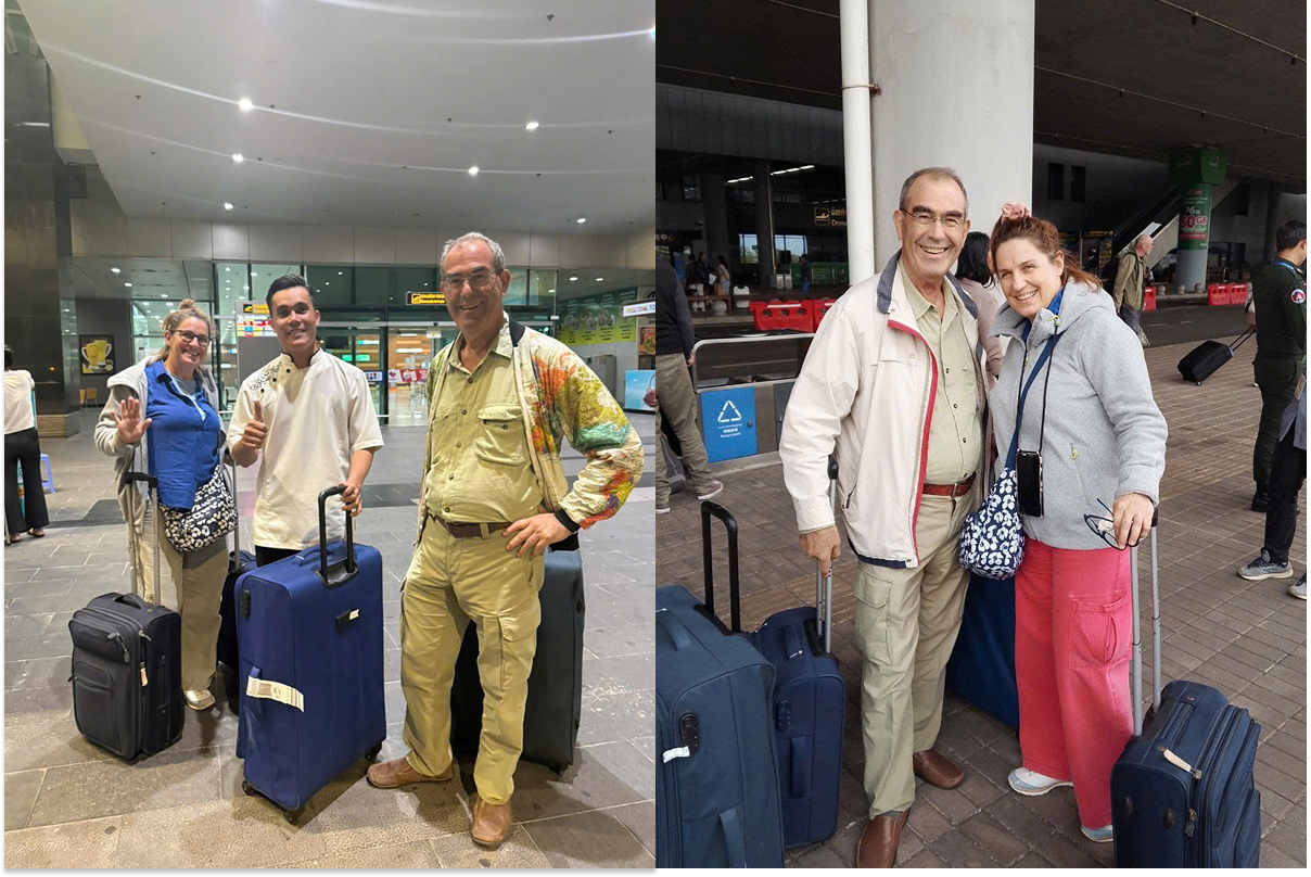 Couple enjoying Yannis & Mariana’s 25-Day Cambodia & Vietnam private journey