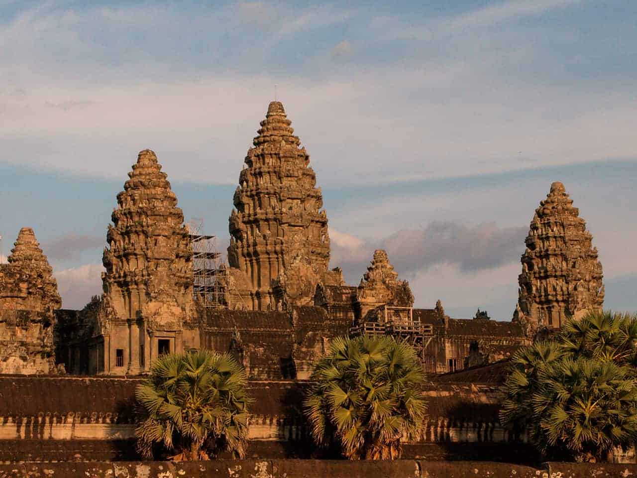 Sunrise over Angkor Wat temple in Siem Reap, Cambodia