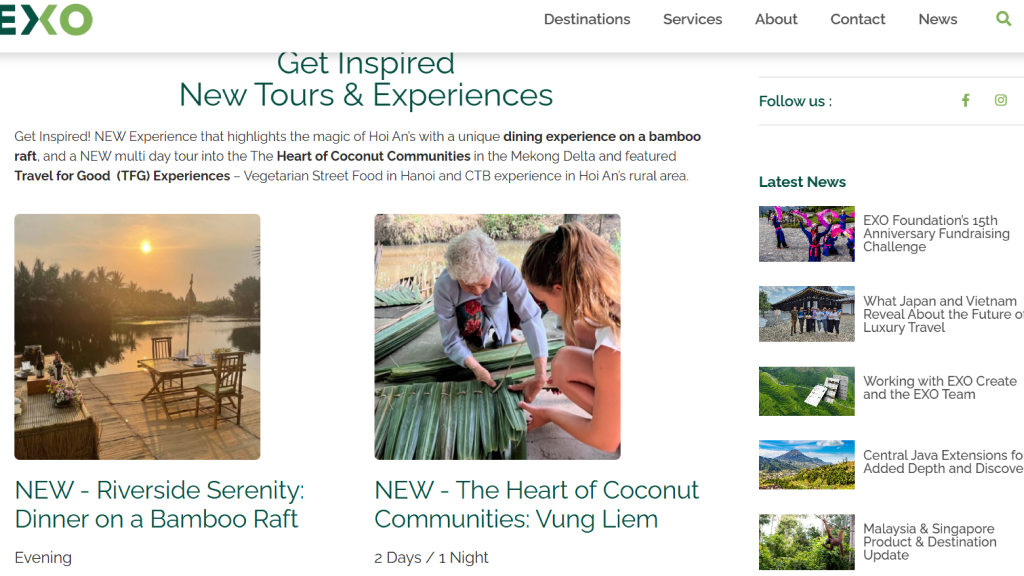 EXO Travel is a distinguished luxury travel agency in Vietnam with an expansive presence across Southeast Asia