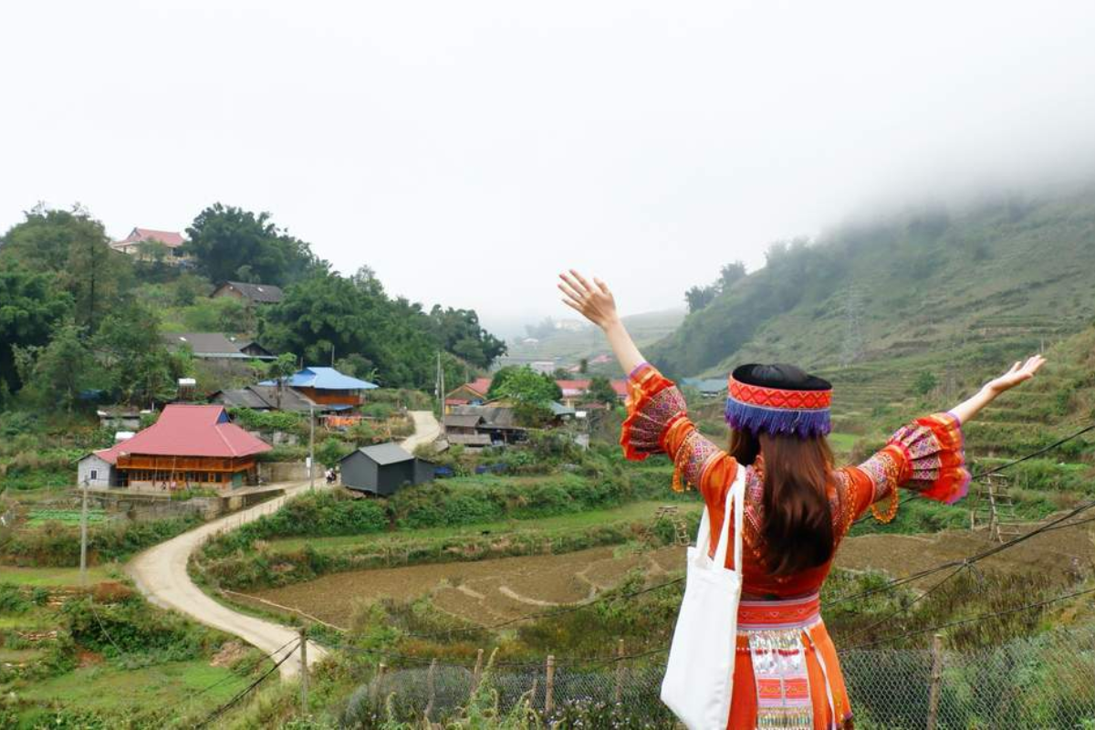 Wander past waterfalls, bridges, and mountain views on Sapa trekking for beginners